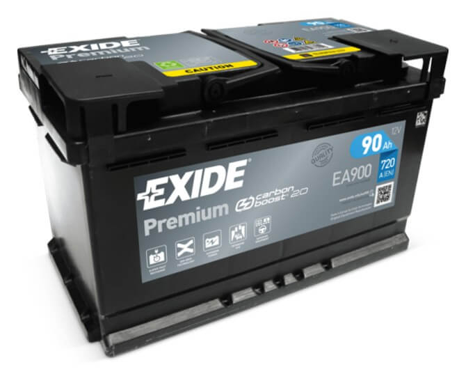 Autobaterie Exide Premium EA900 - 90Ah, 12V