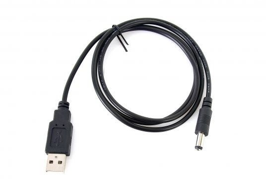Adatkábel USB to DC 5,5 x 2,1mm