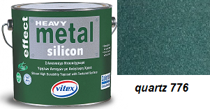 Vitex Heavy Metal Silicon Effect - štrukturálna kováčska farba 776 Quartz 2,25L