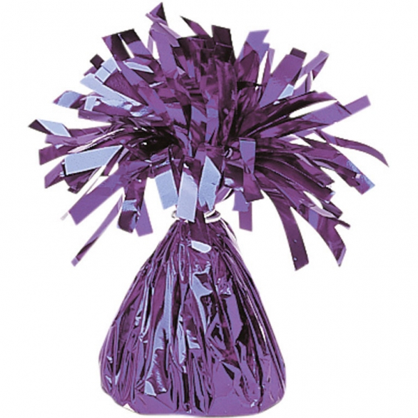 Folienballongewicht lila