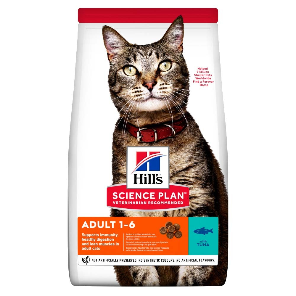 Hill's Science Plan Feline adult száraz macskaeledel tonhal 1,5kg