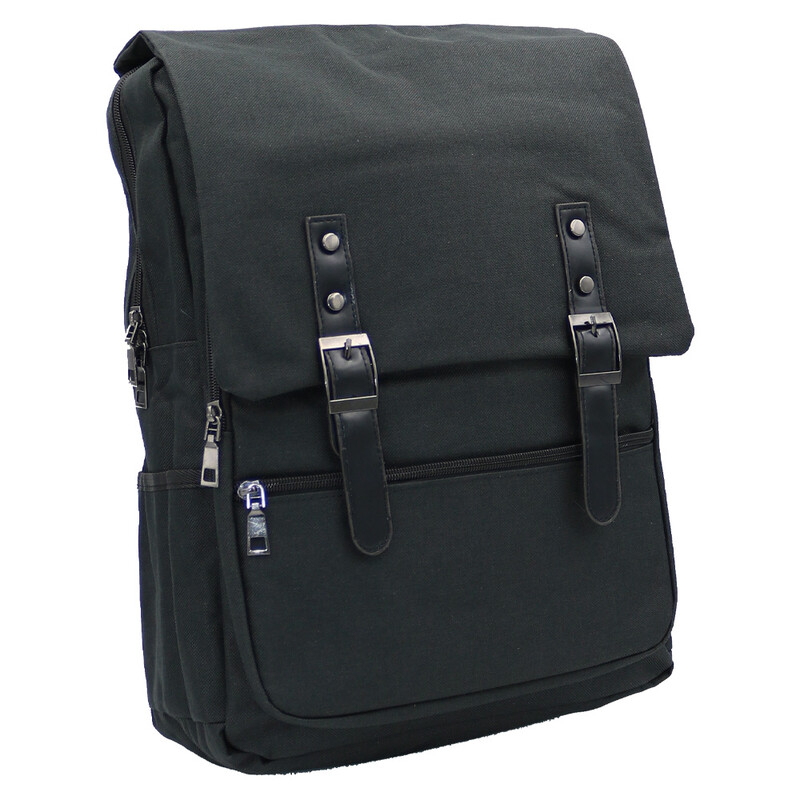 ORMI - Backpack with USB - black
