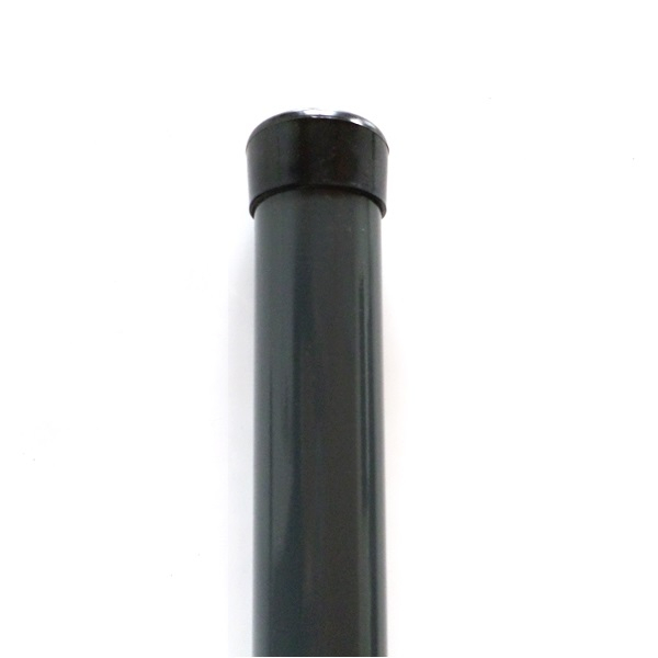 Plotový stĺpik PRIMA poplastrovaný 2500 mm | kruhový profil Ø 48 mm | antracitová sivá RAL 7016