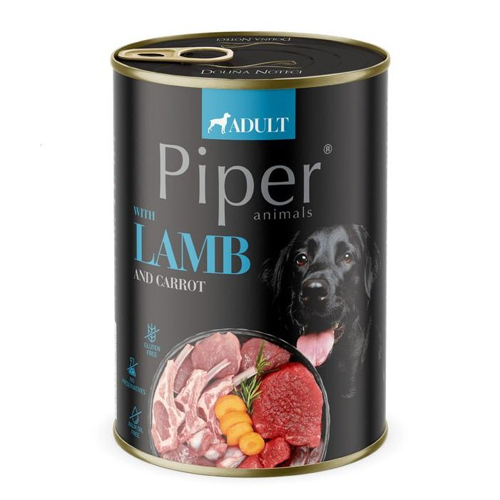 Piper Adult bárányhúsos és sárgarépás konzerv 400 g