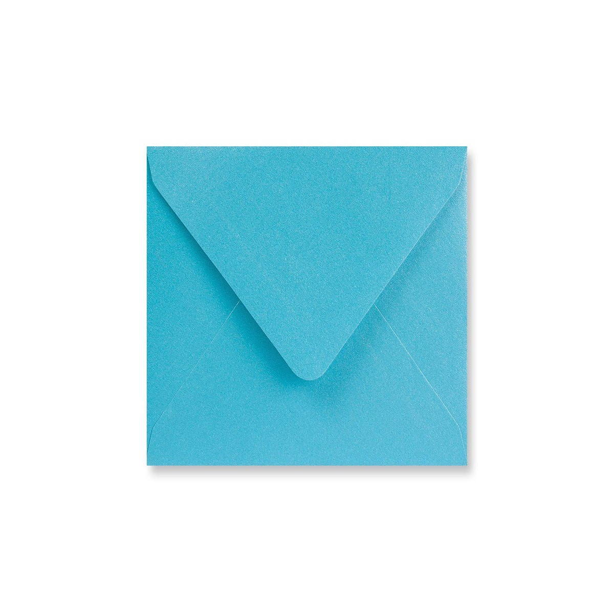 Metallic blue envelopes 13x13 cm