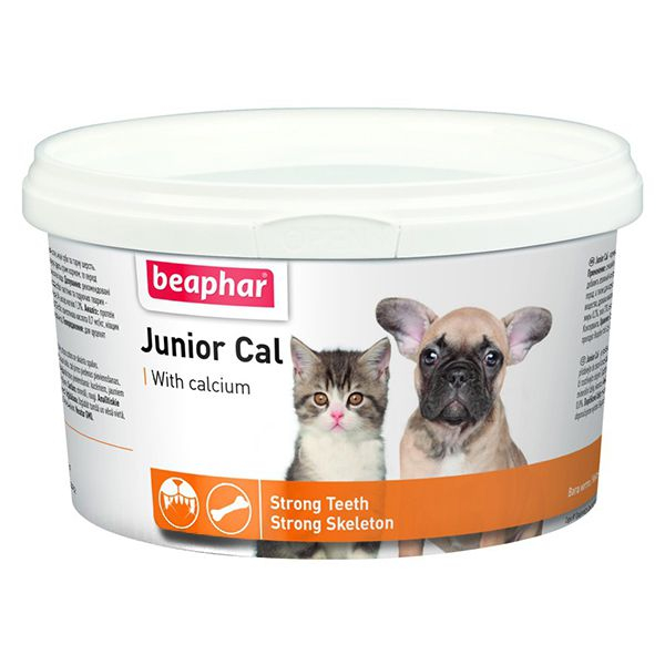 Junior Cal - táplálékkiegészítő kiskutyáknak és kiscicáknak, 200g