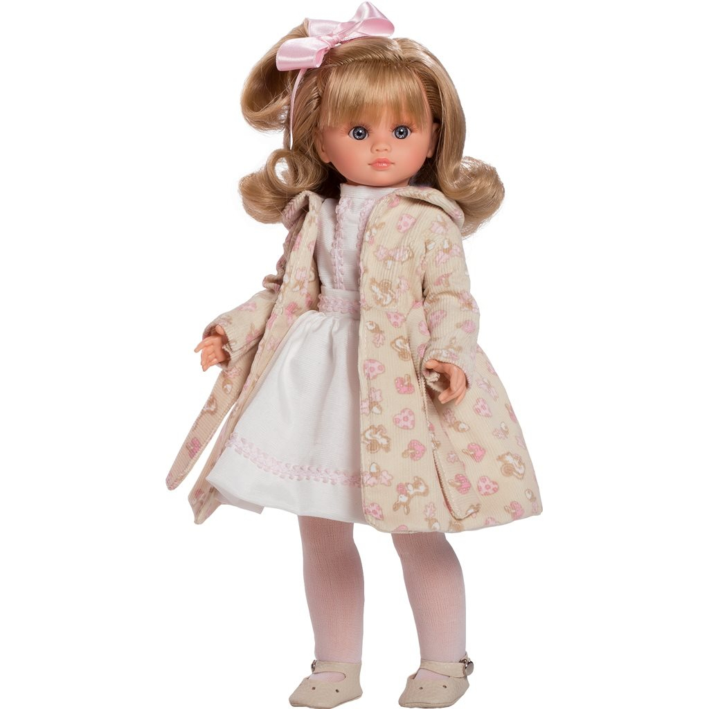 Luxusná detská bábika-dievčatko Berbesa Flora 42cm Farba: Béžová