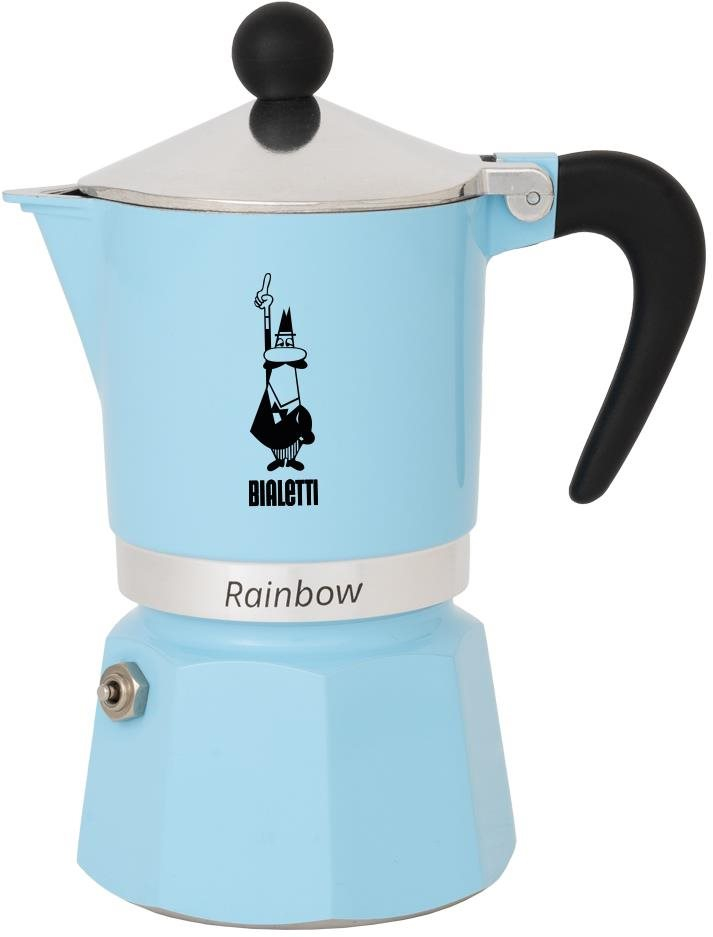 Kotyogós kávéfőző Bialetti Rainbow 3 adag világoskék