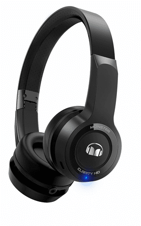 Monster Clarity HD On-Ear Bluetooth trådlösa hörlurar svart