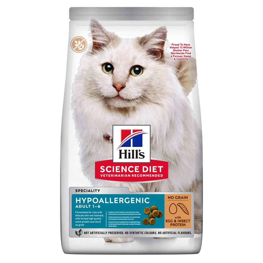 Hill´s Pet Nutrition, Inc. Hill's Science Plan Feline Adult Hypo Insect&Egg 1,5kg