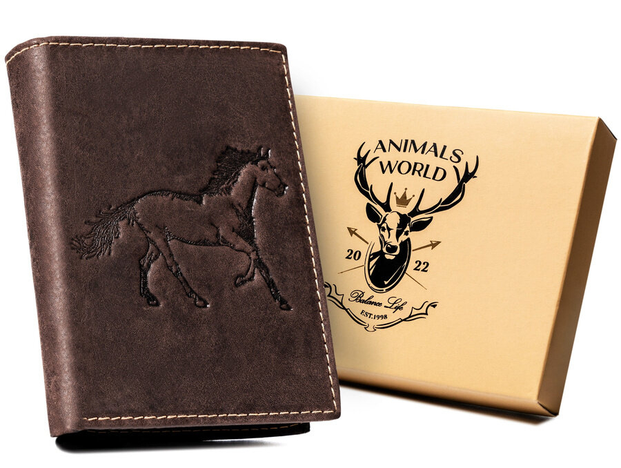 Pánska peňaženka so vzorom koňa — Always Wild,skl.