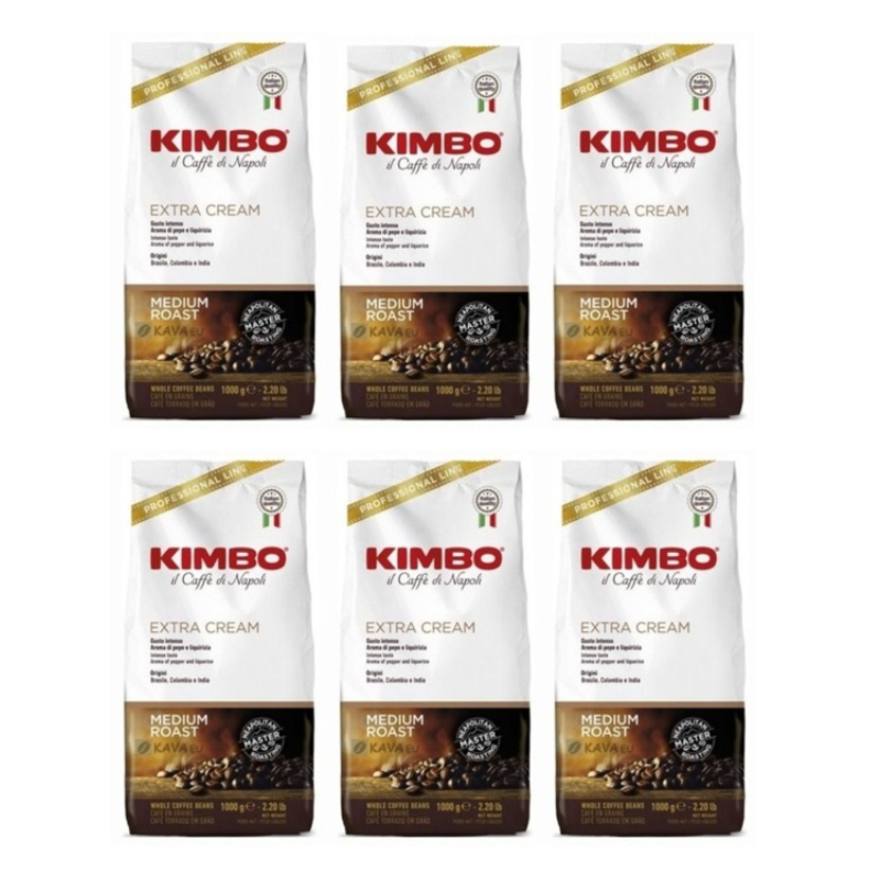 Kimbo Espresso Bar Extra Cream zrnková káva 6x1 kg