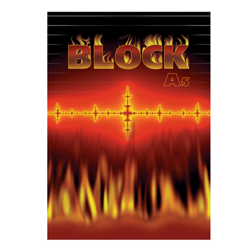 KRPA - Blok A4 poznámkový linkovaný bezdřevý linkovaný / 50 listů