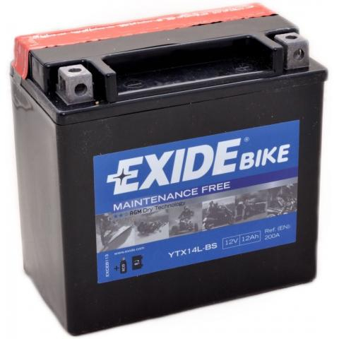 Motobatéria EXIDE BIKE Maintenance Free 13Ah, 12V, YTX15L-BS