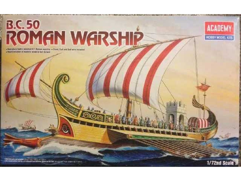 Akadémia - 14207 - Římská válečná loď z doby před Kr. 50 1:72