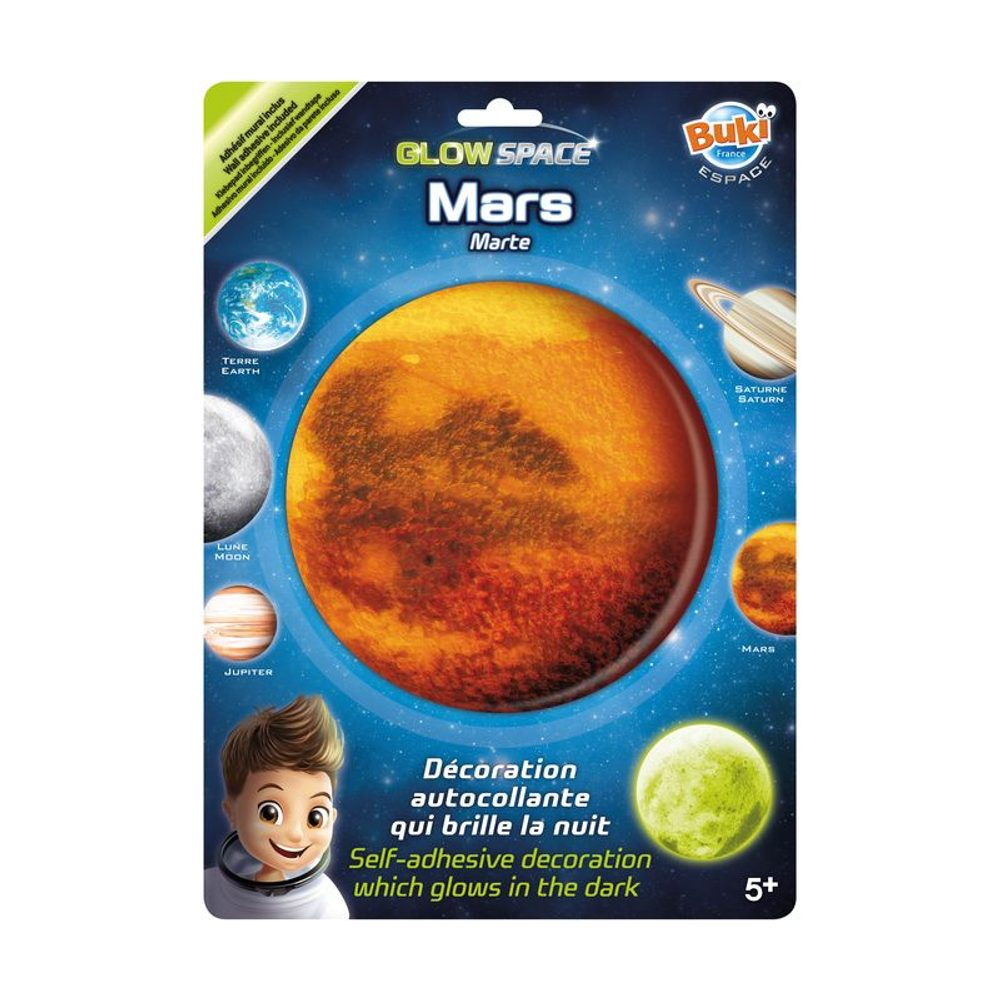 BUKI 3D Mars svetelná dekorácia na stenu