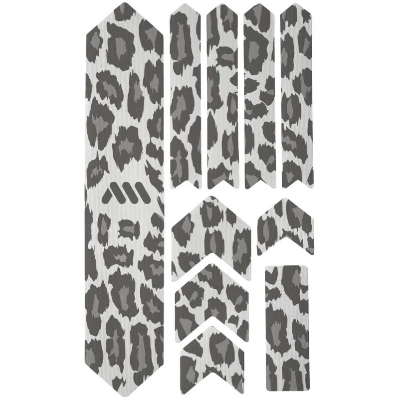 Nálepky AMS Honeycomb Frame Guard Extra Cheetah ochranné na rám gepard šedá