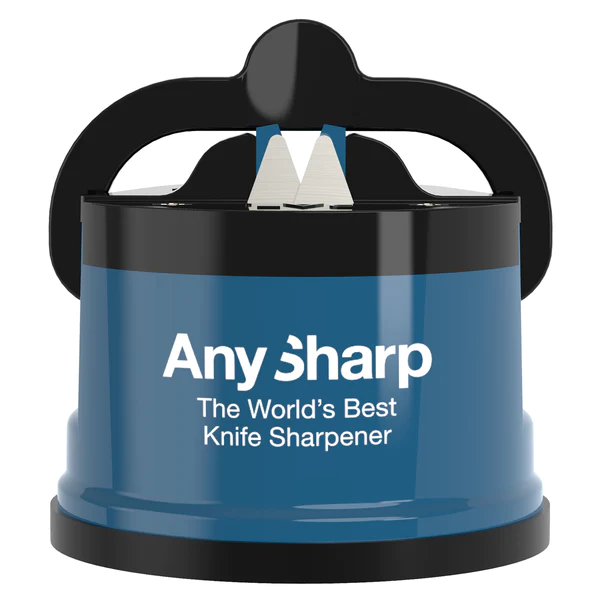 AnySharp Brúska na nože Elite s plastovým telom, modrá ASKSBLU