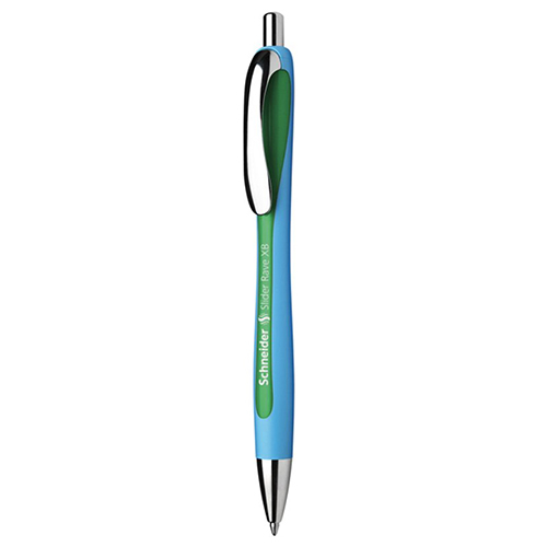 SCHNEIDER - Kuličkové pero Slider Rave, 0,7 mm, zelené