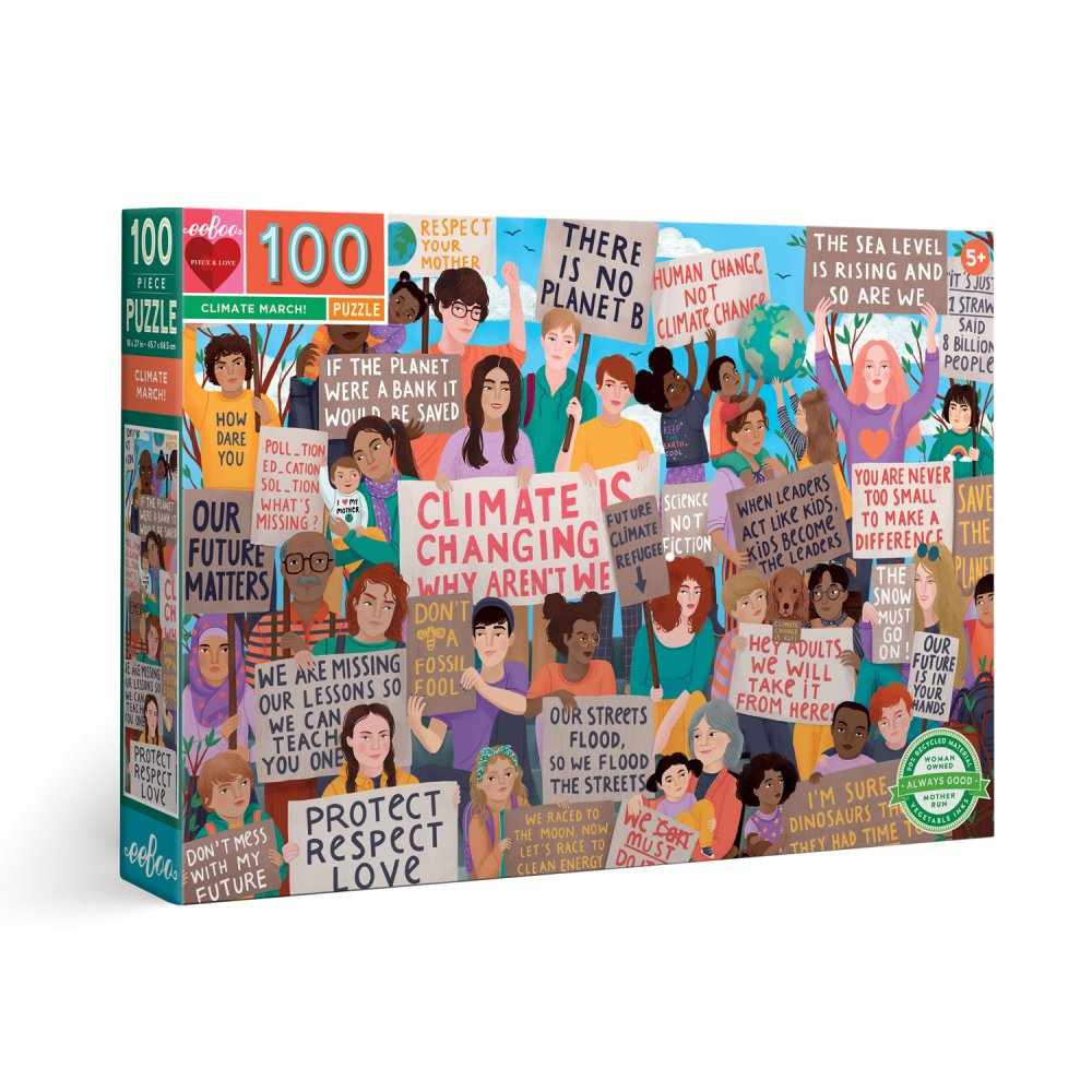 Puzzle Protest za ochranu klimatu 100 dílků