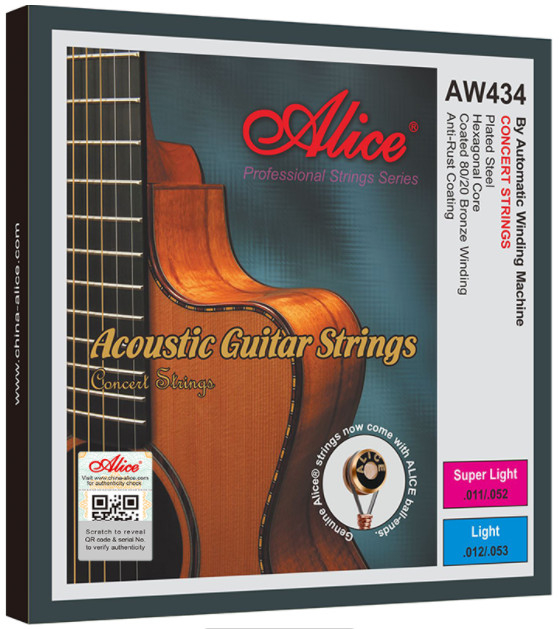 Alice AW434P-L Acoustic Guitar Strings, Light