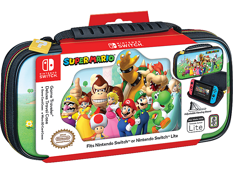 Nintendo Switch Luxe Reiskoffer met Super Mario-figuren