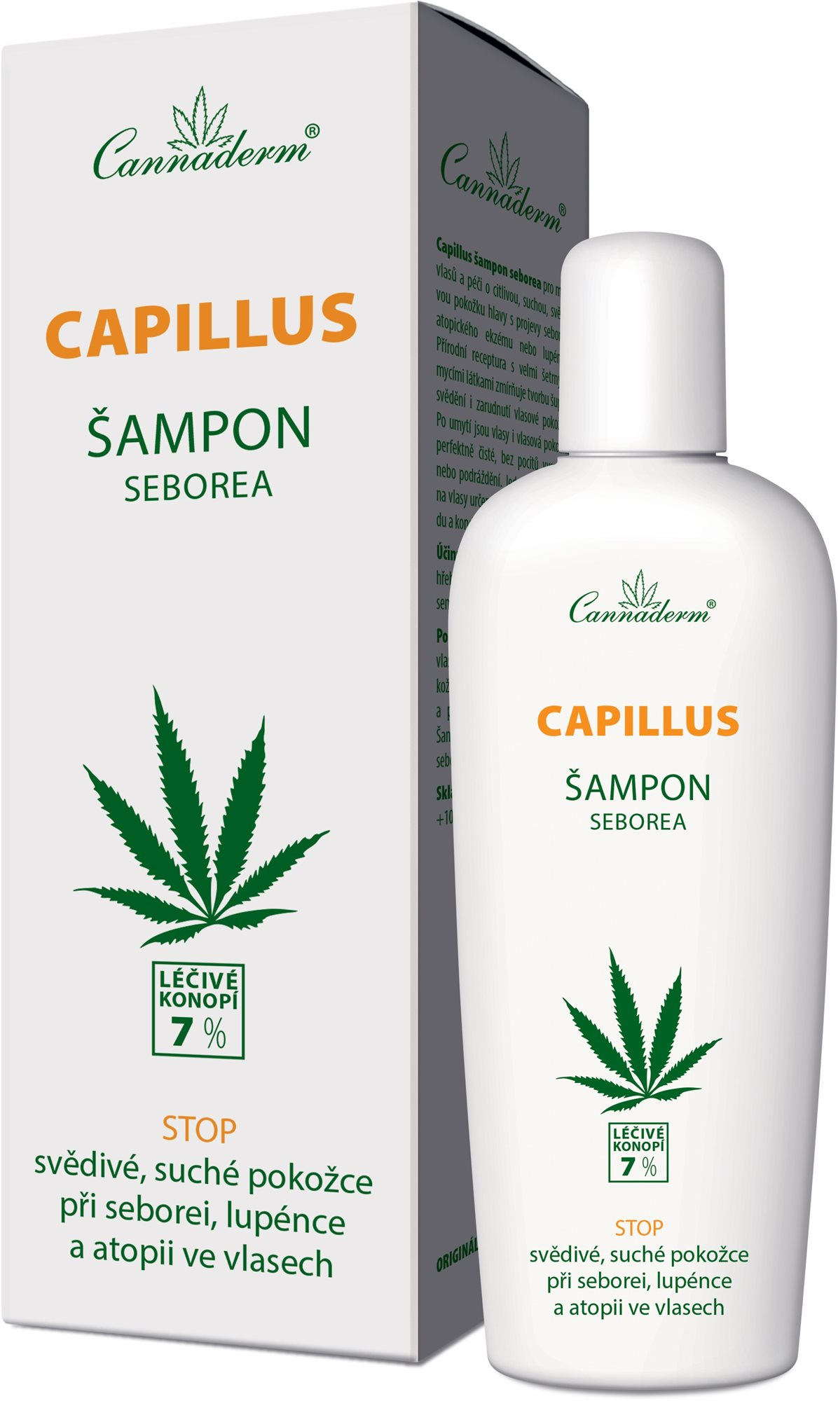 Sampon CANNADERM Capillus Seborea Shampoo 150 ml