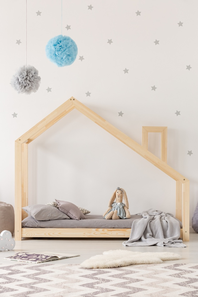 Detská posteľ domček Míle Chimney - 190x90 cm