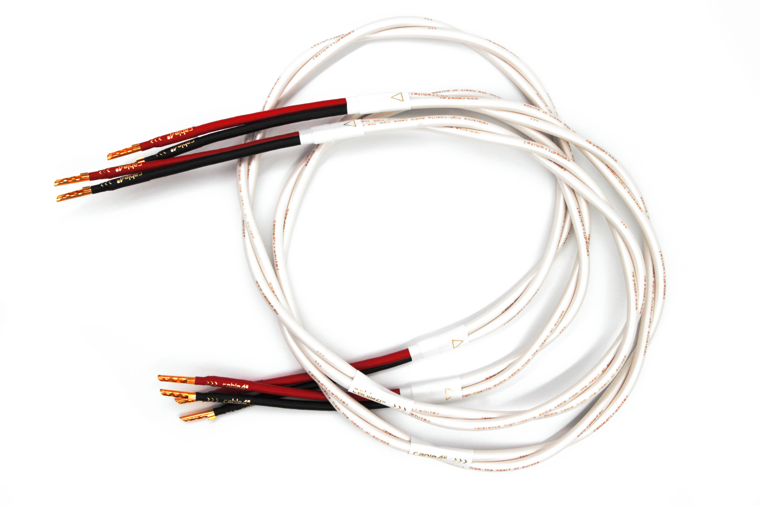 Cable4 White SPEAKER 2BAN-2BAN 2x2m