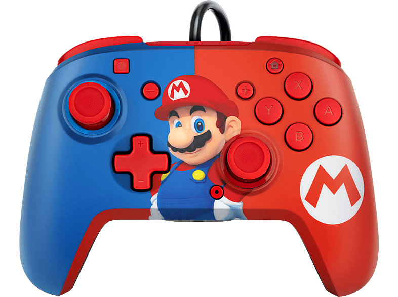PAN Vision Faceoff Deluxe+ Audio Wired Controller - Mario