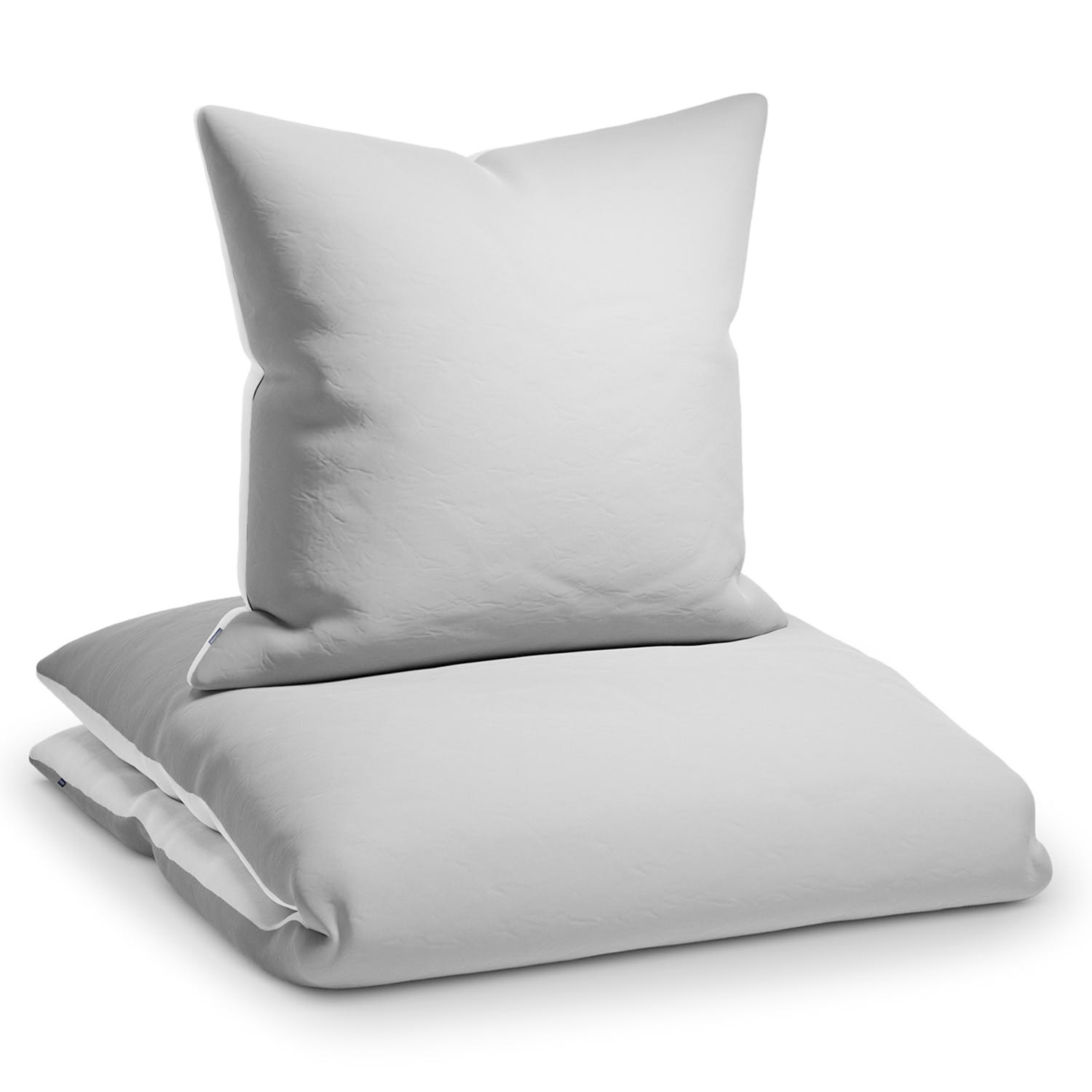 Povlečení Sleepwise Soft Wonder-Edition, 135 x 200 cm, světle šedé/bílé