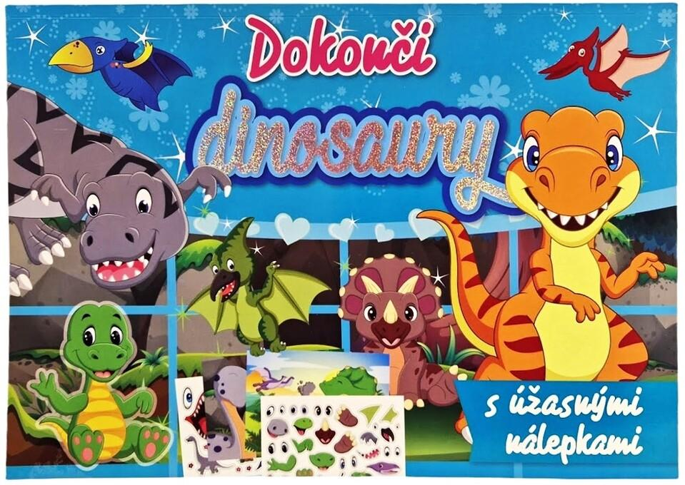 FONI-BOOK Dokonči dinosaury s úžasnými nálepkami 944019