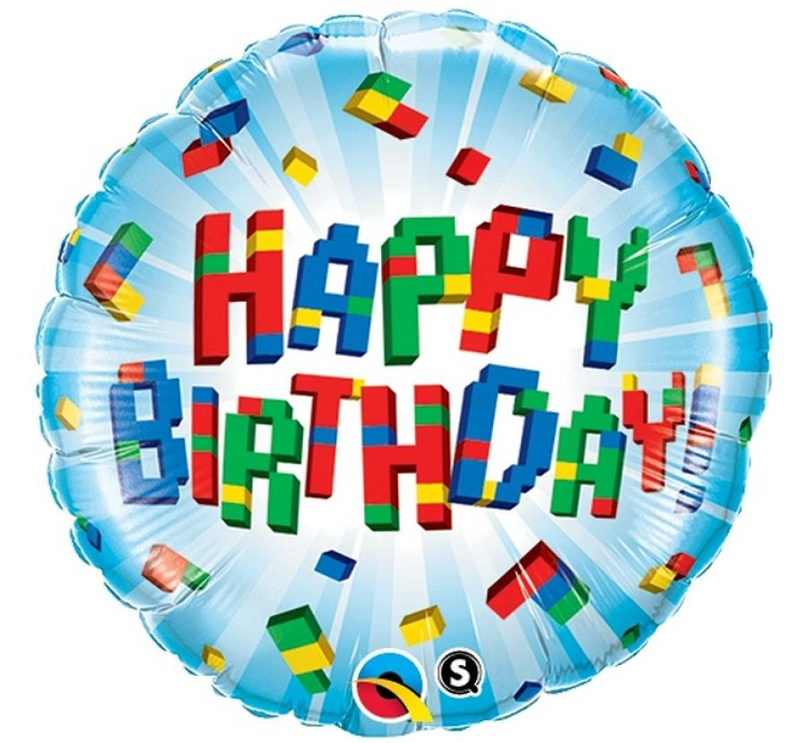 Pioneer Europe Fóliový balón lego - Happy Birthday