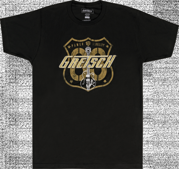 Gretsch Route 83 T-Shirt, Black, XXL