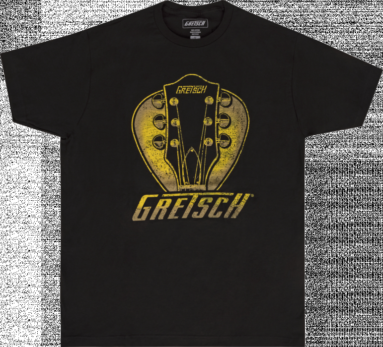 Gretsch Headstock Pick T-Shirt, Black, Medium