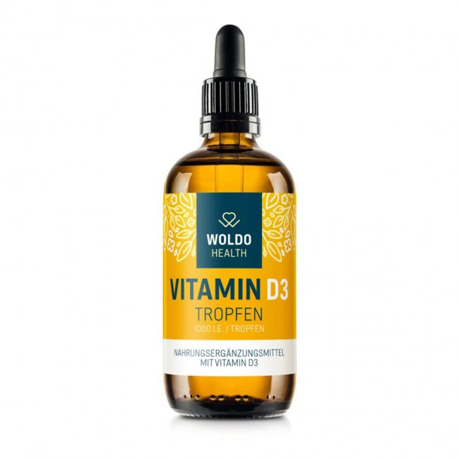 Vitamín D3 kapky 1000 IU, 50 ml