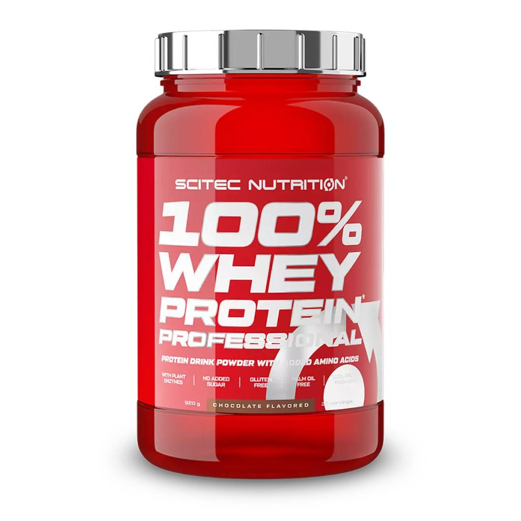 Scitec Nutrition 100% Whey Protein Professional 920 g jahoda