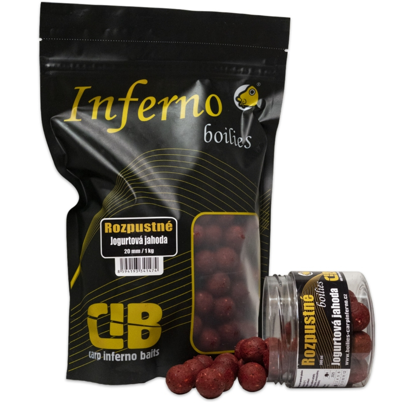 Soluble Boilies Carp Inferno Nutra Line 20mm 1kg - Banana - octopus