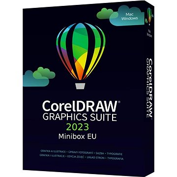 CorelDRAW Graphics Suite 2023 Minibox EU, Win/Mac, CZ/EN (BOX)