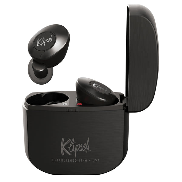 True Wireless sluchátka Klipsch T5 II ANC, černá