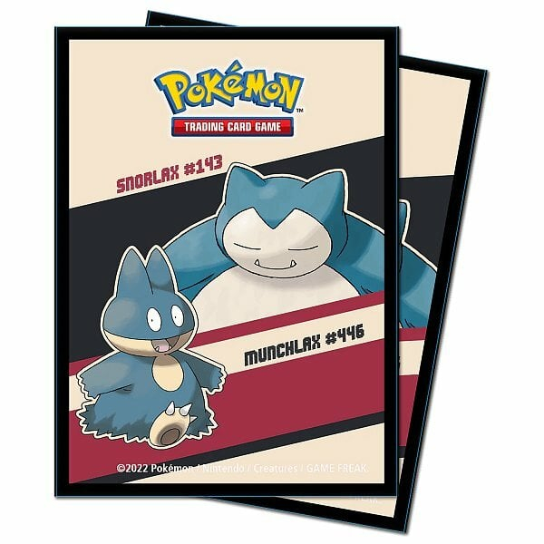 UP Deck Protector Sleeves Snorlax & Munchlax (65 Sleeves) (Pokémon)