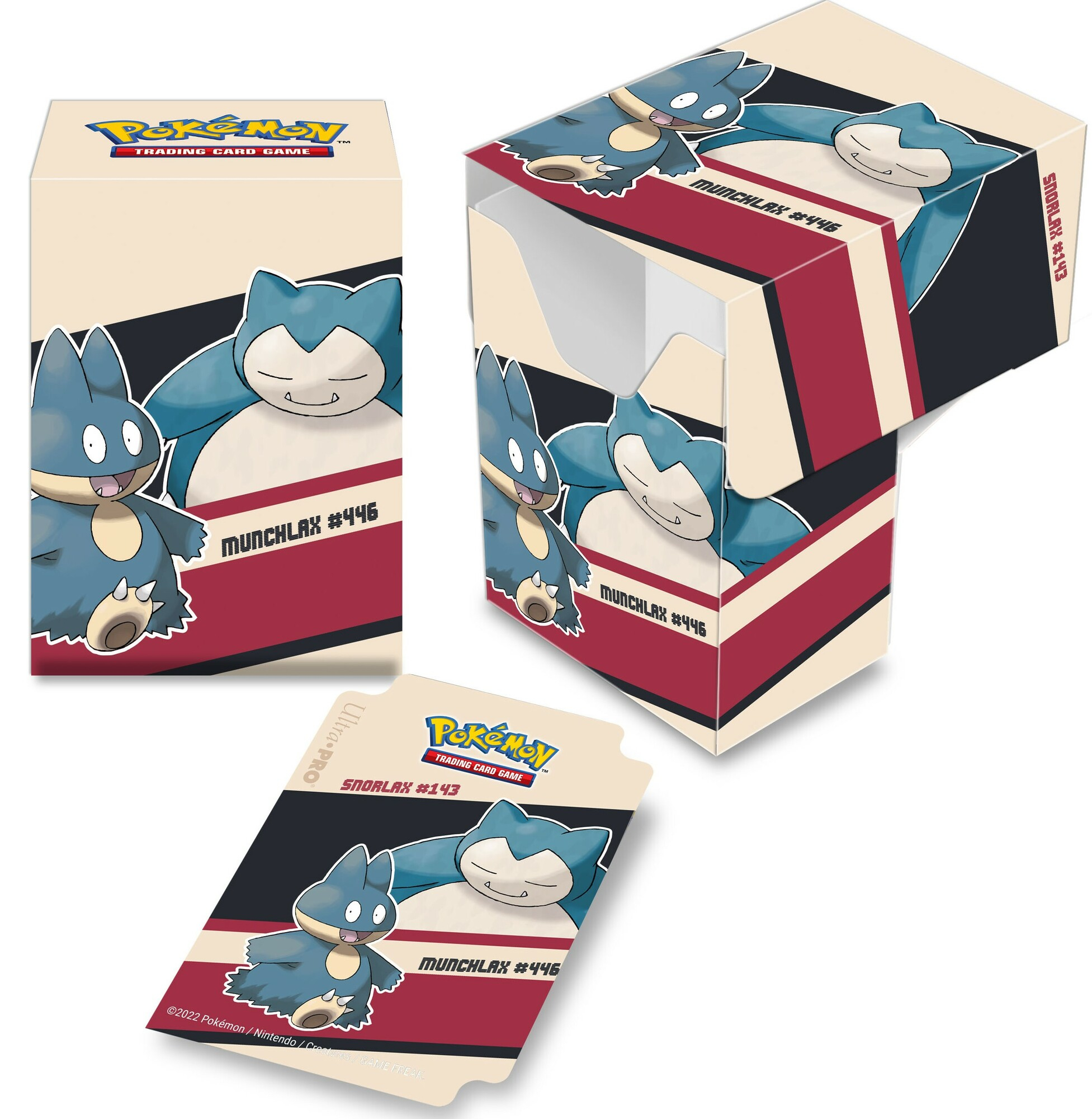 Krabička na karty UP Deck Box Snorlax & Munchlax (Pokémon)