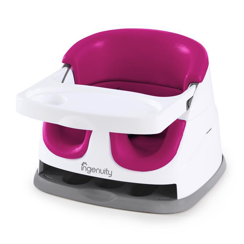 Ingenuity podsedák na stoličku 2v1 Baby Base Farba: Pink Flambe