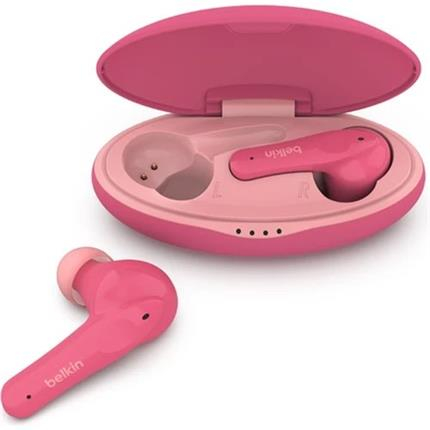 Belkin SOUNDFORM Nano dětská bezdrátová sluchátka růžová