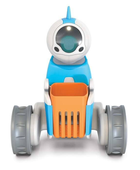 Robotická hračka Hexbug MoBots Fetch modrý mluvící robot