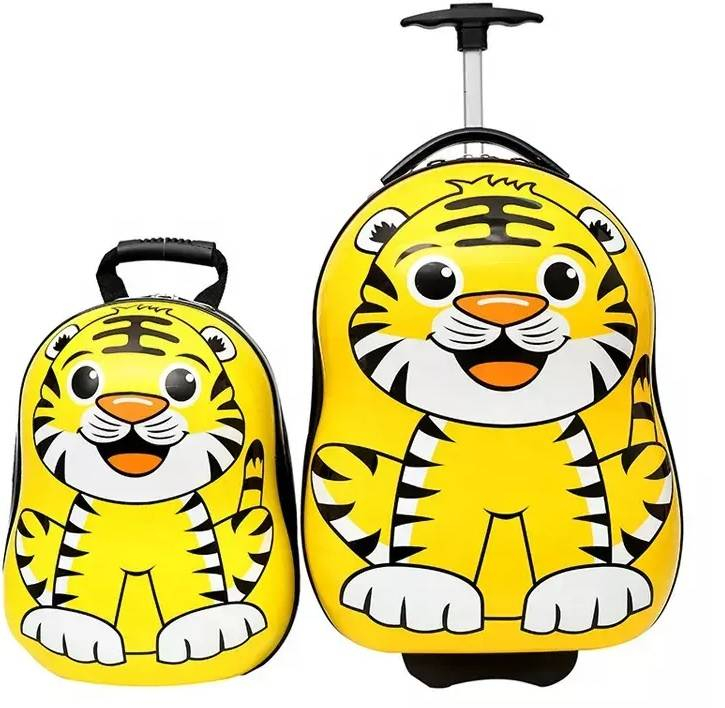 Kinder-Reisekoffer und Rucksack Tiger 29l