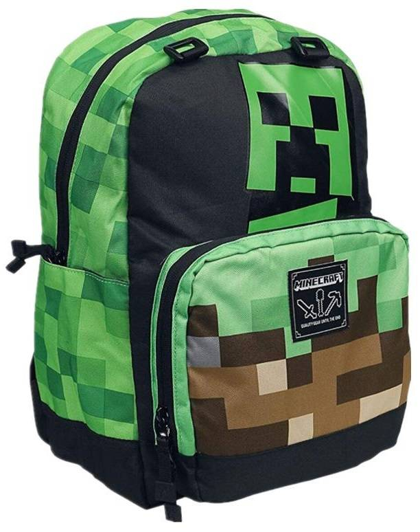 bHome Minecraft pixel iskolai hátizsák