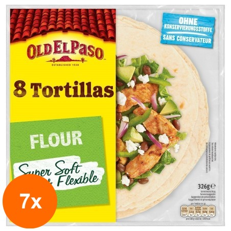 Set 7 x 8 Tortillas Old El Paso, 326 g...