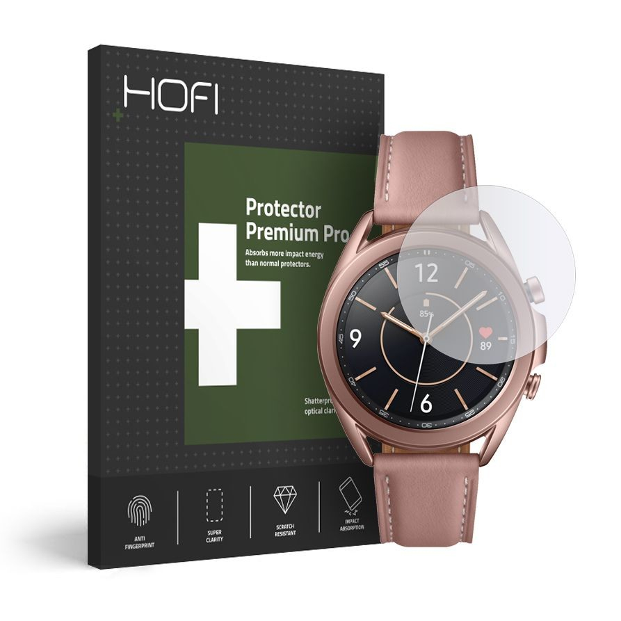 HOFI Glass Pro+ üveg képernyővédő fólia - Samsung Galaxy Watch 3 (41 mm) - átlátszó