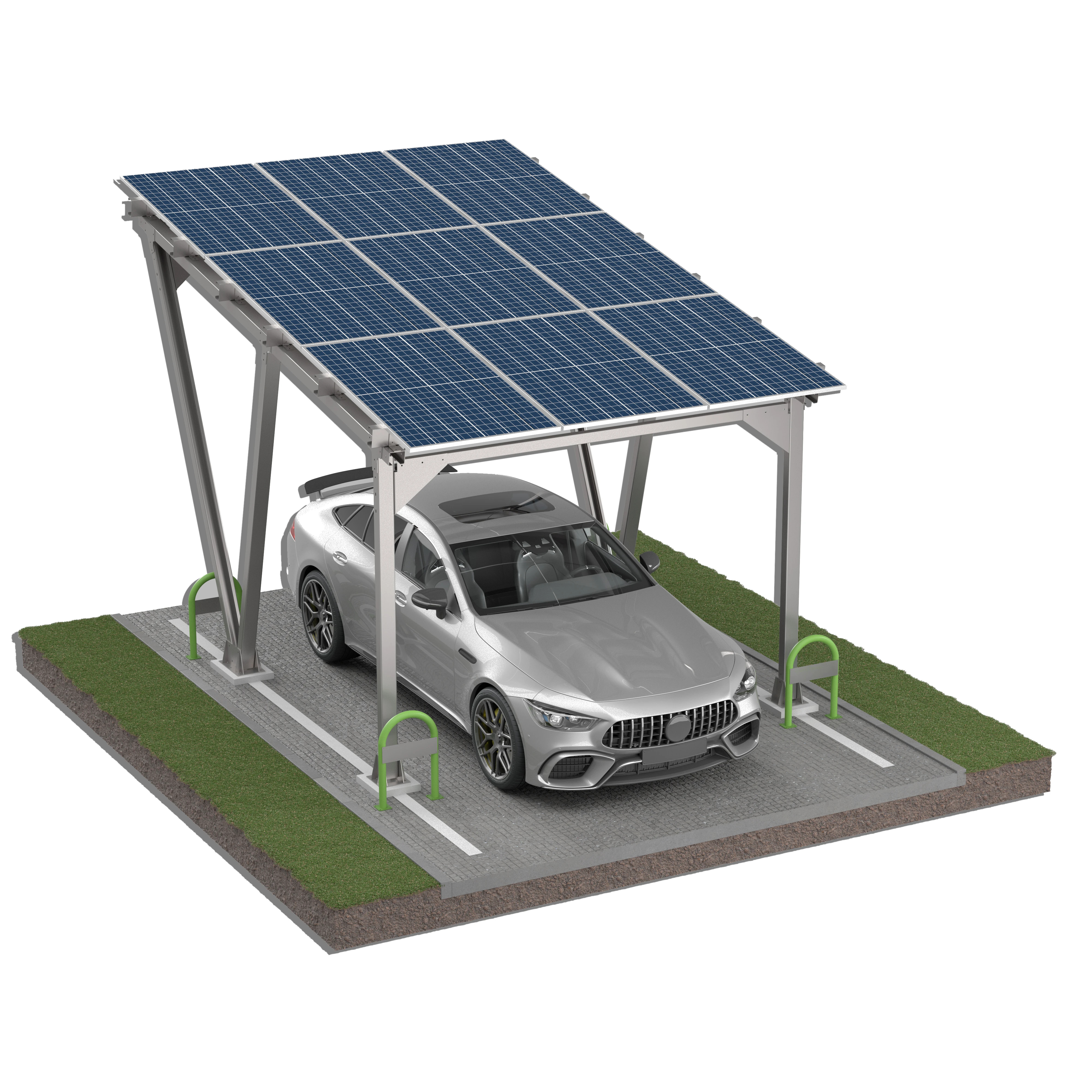 Carport Photovoltaïque Eco 5,7m x 3,3m